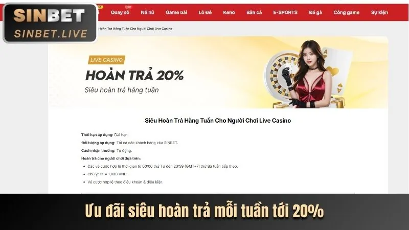 Hoàn Trả Tiền Mặt U888B